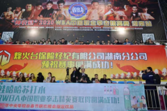 “神农冠”2020年WBA中国职业拳击精英赛湖南站取得圆满成功